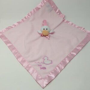 BLANKETS & Beyond Pink Duck Lovey Blanket